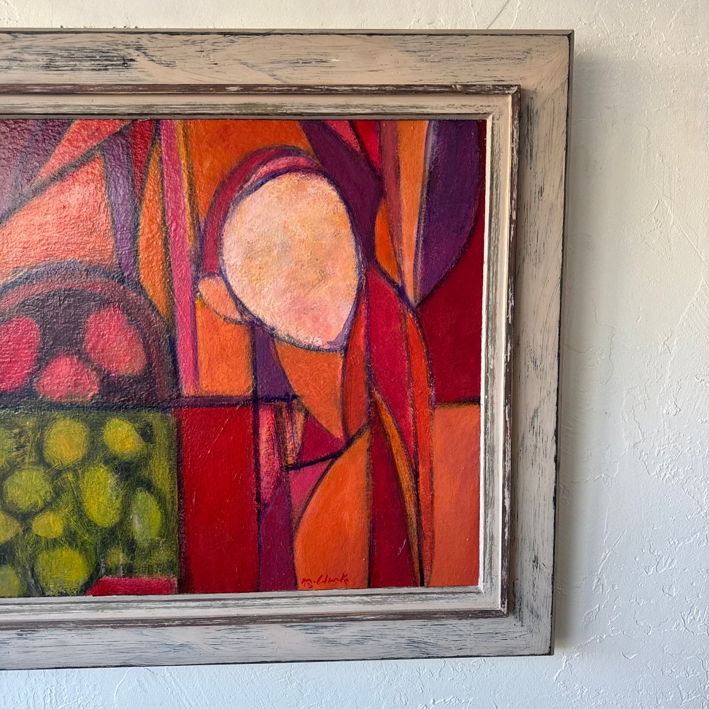 Mark Clarke Abstract Still Life Acrylic Art Painting