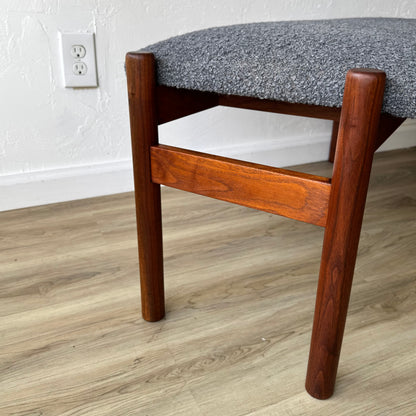 1960’s Mid Century Walnut Bench