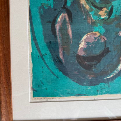 Eunice Jensen Abstract Figures Block Print