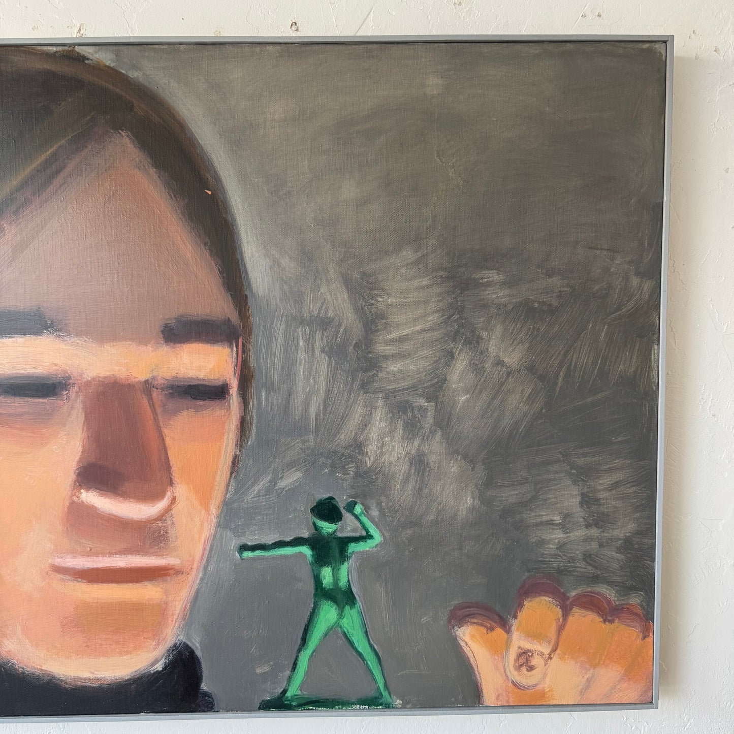 John Opie Expressive Acrylic Portrait Painting