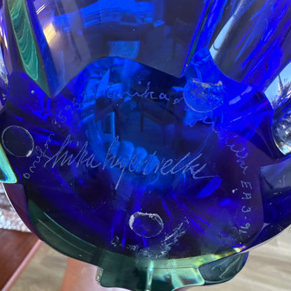 Erika Lagerbielke for Orrefors Gallery Studio Glass Bowl