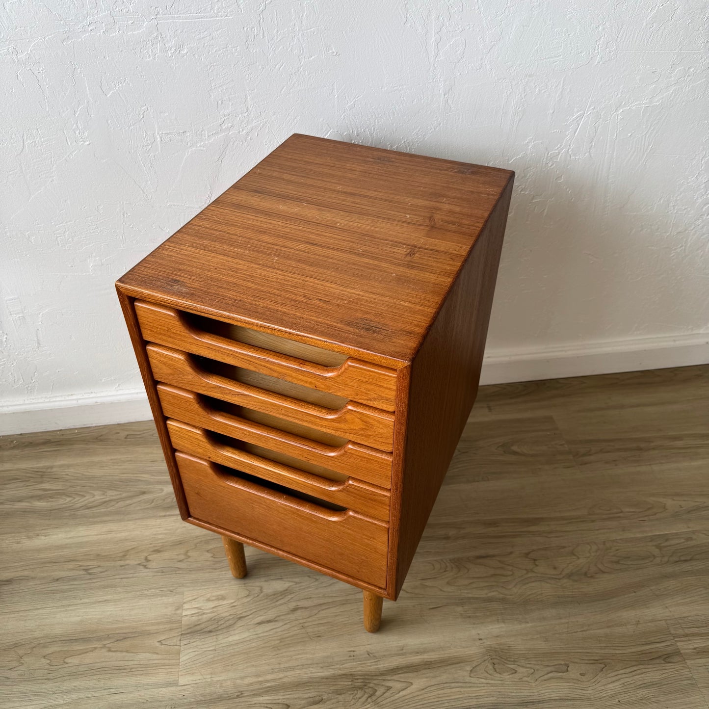 Torben Strandgaard for Falster Teak + Oak Filing Cabinet