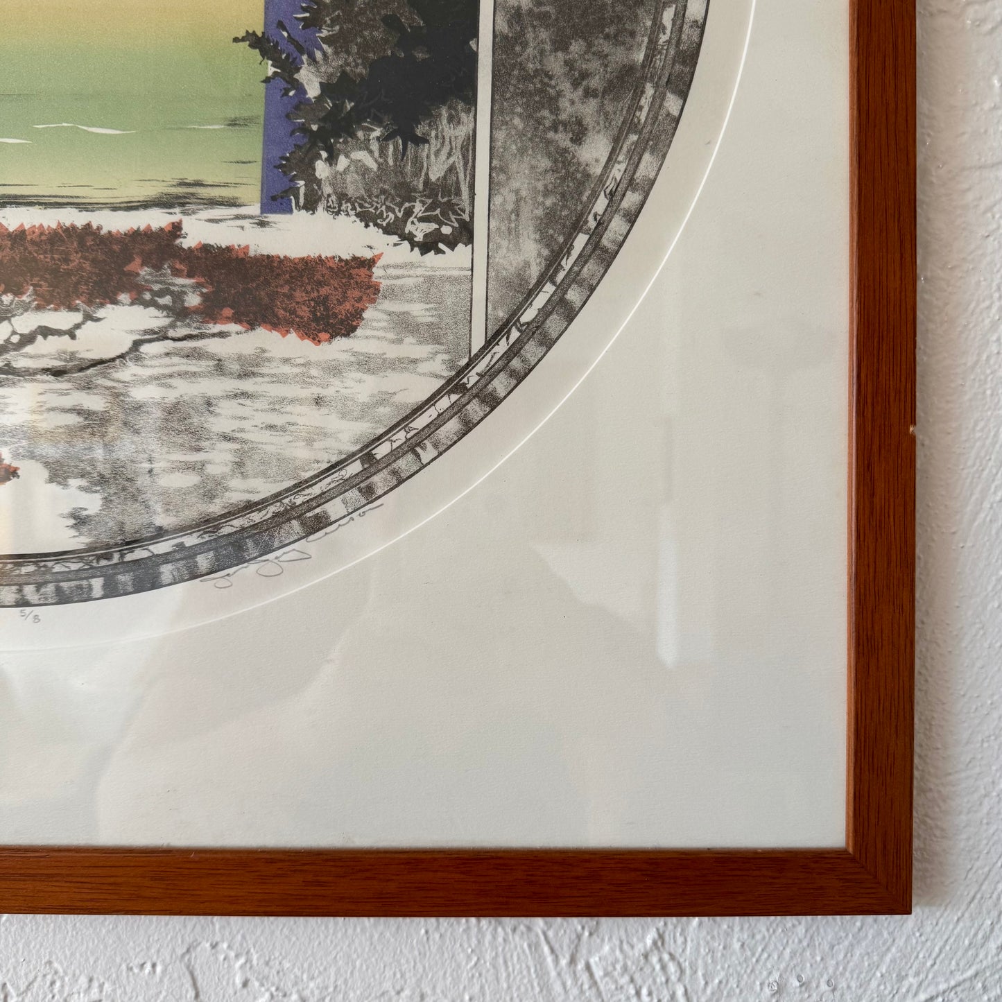 Jon Jay Cruson Landscape Stone Lithograph Print