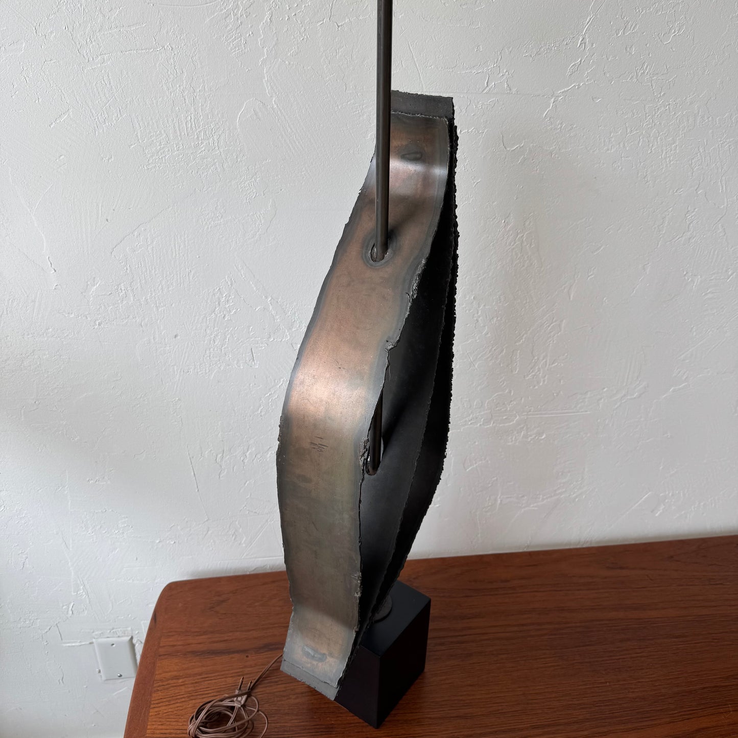 Harry Balmer for Laurel Lighting Steel Cut Table Lamp