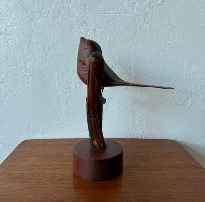 Gert Olsen Teak Bird Sculpture