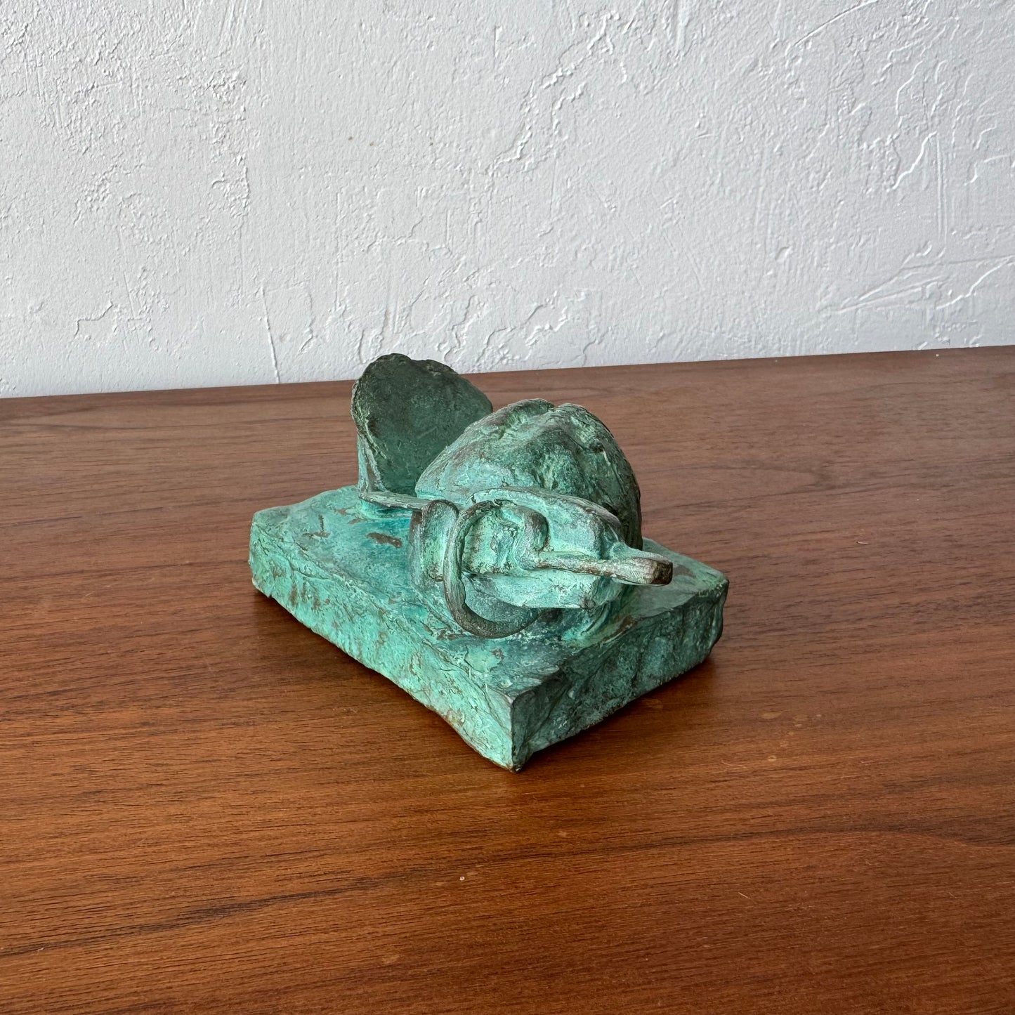 Susan Opie Self Portrait Bronze Sculpture