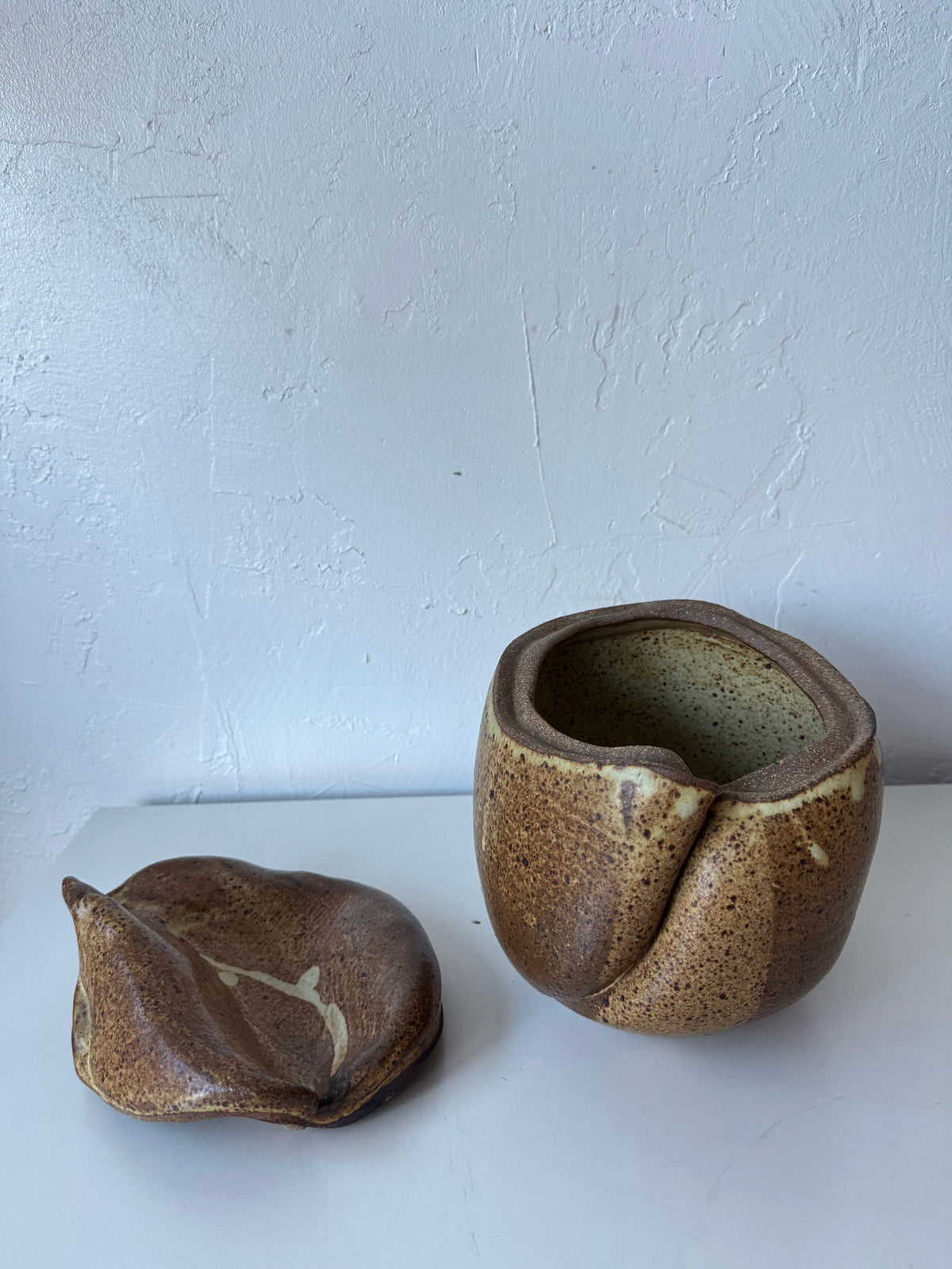 Kaaren Stoner Lidded Abstract Ceramic Canister