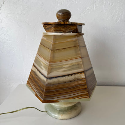 Vintage Onyx Table Lamp