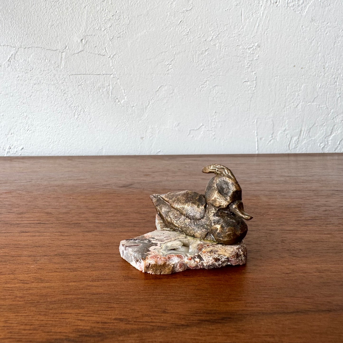Susan Opie Figurative Duck Bronze Sculpture
