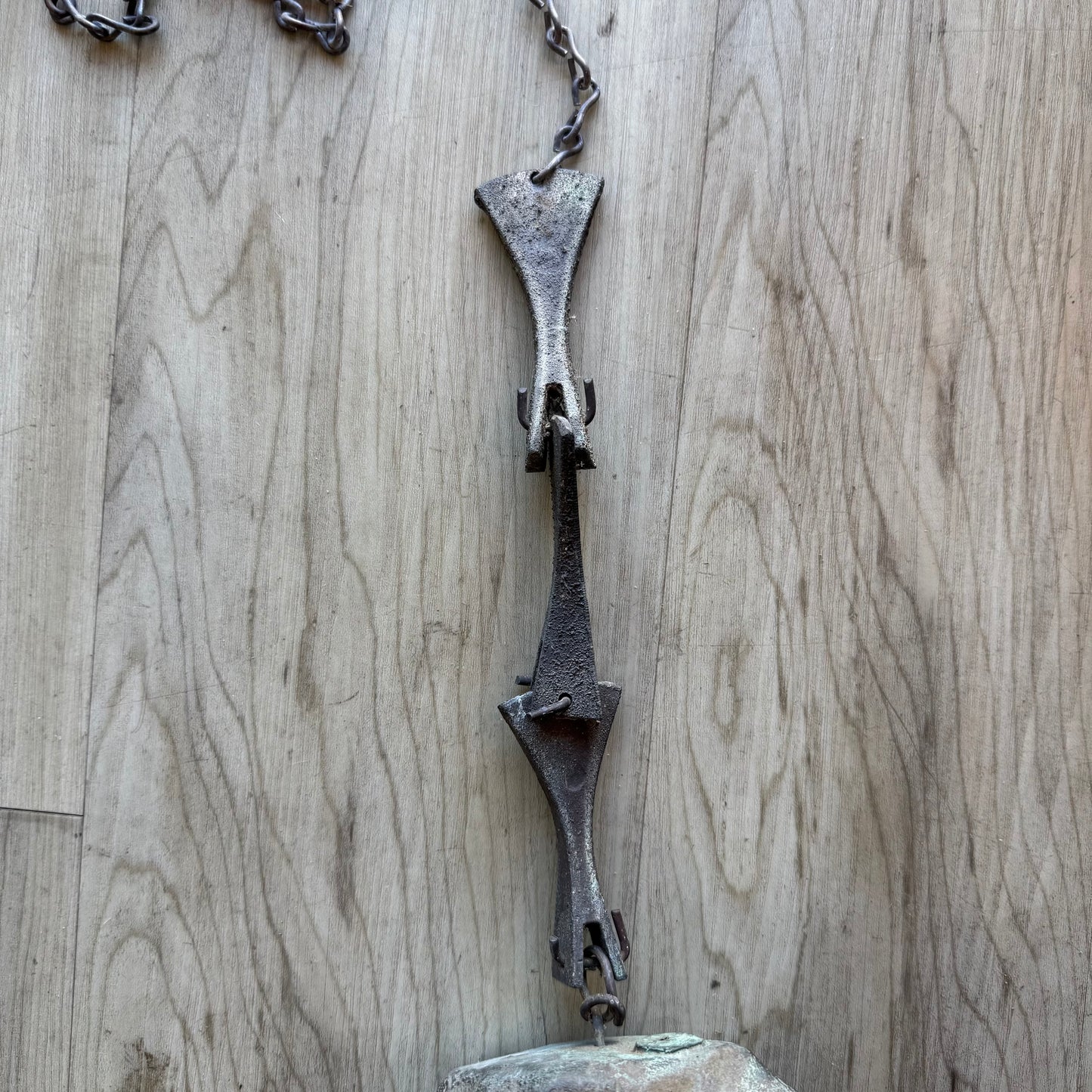 Large Paolo Soleri Abstract Bronze Bell