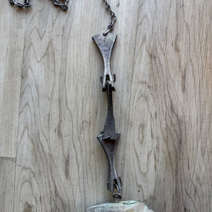 Large Paolo Soleri Abstract Bronze Bell