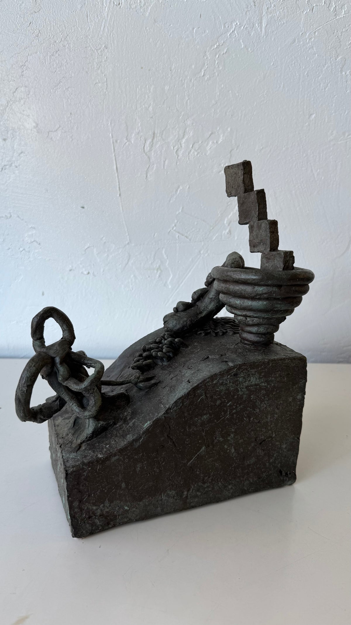 Susan Opie Abstract Bronze Sculpture, 1960’s