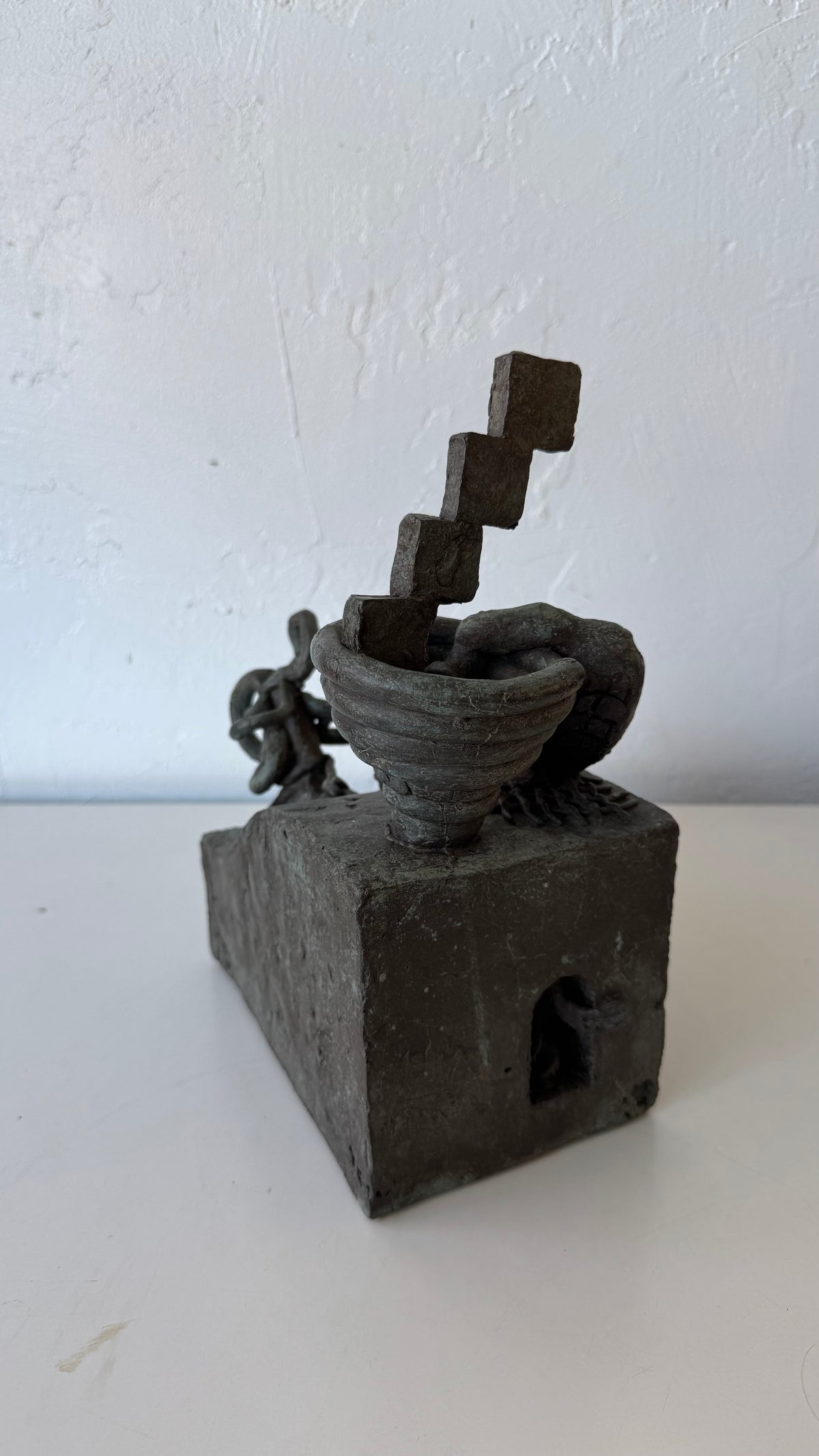 Susan Opie Abstract Bronze Sculpture, 1960’s
