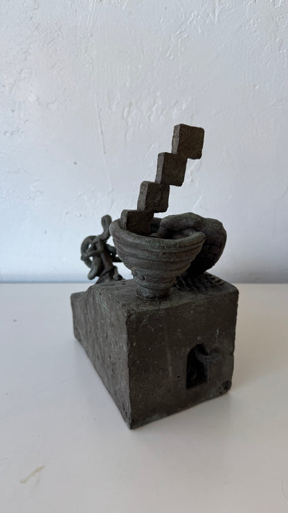 Susan Opie Abstract Bronze Sculpture, 1960’s
