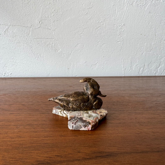 Susan Opie Figurative Duck Bronze Sculpture