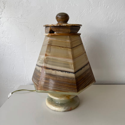 Vintage Onyx Table Lamp