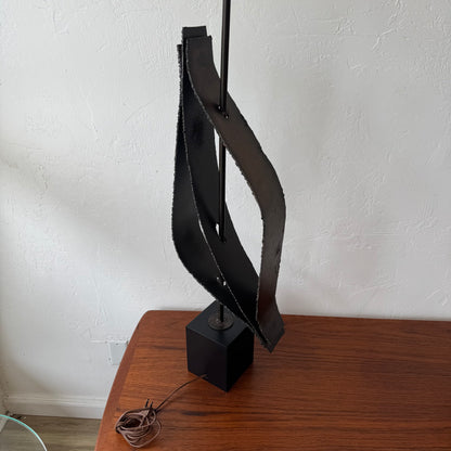 Harry Balmer for Laurel Lighting Steel Cut Table Lamp