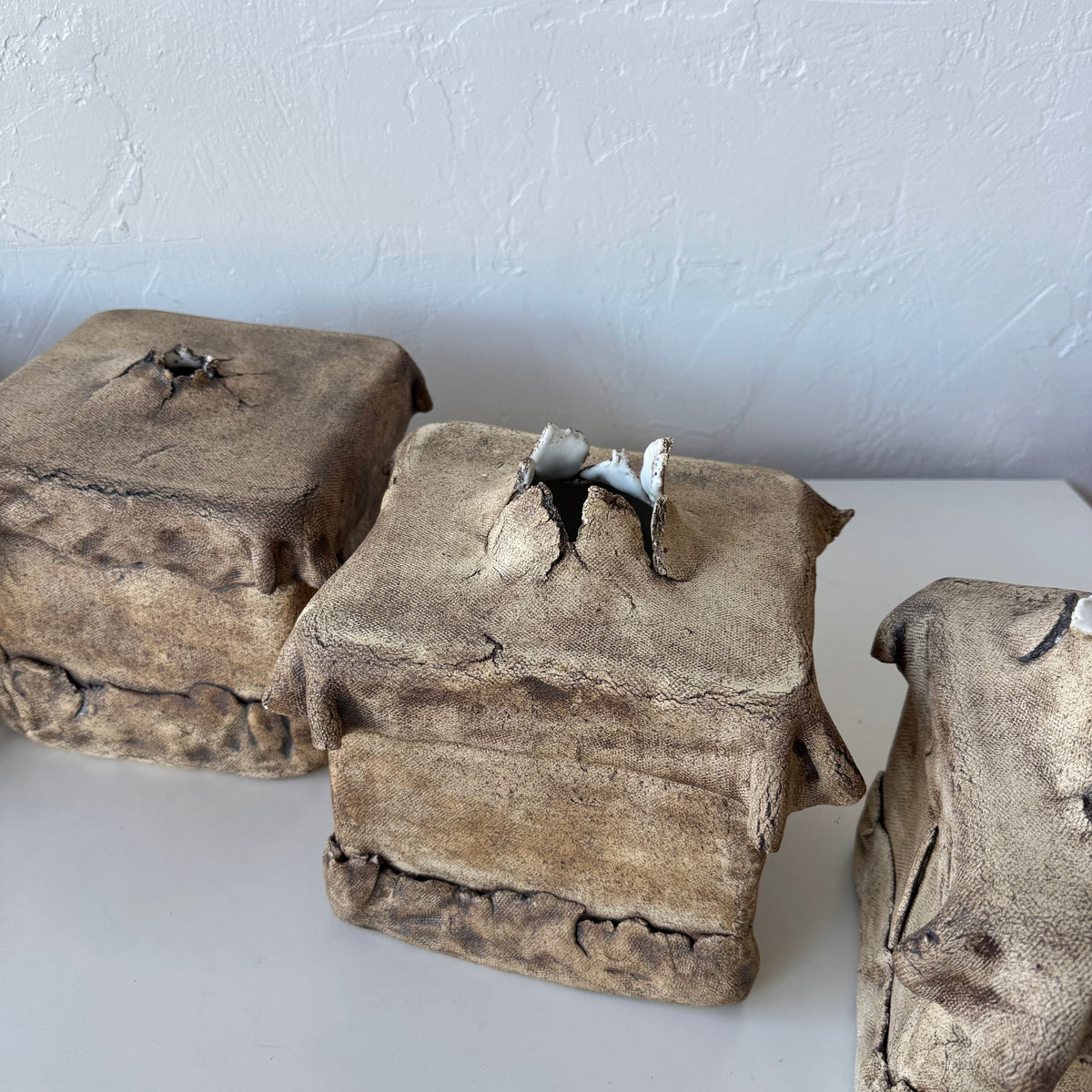 Erupting Box Studio Pottery Ceramic Sculptures
