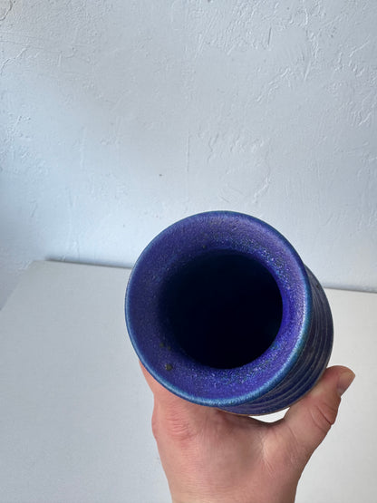 Michael Cohen Studio Pottery Cobalt Glaze Vase