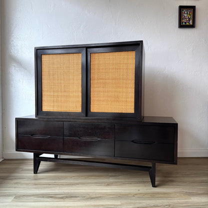 Brown Saltman Ebonized Mahogany Credenza - Dresser