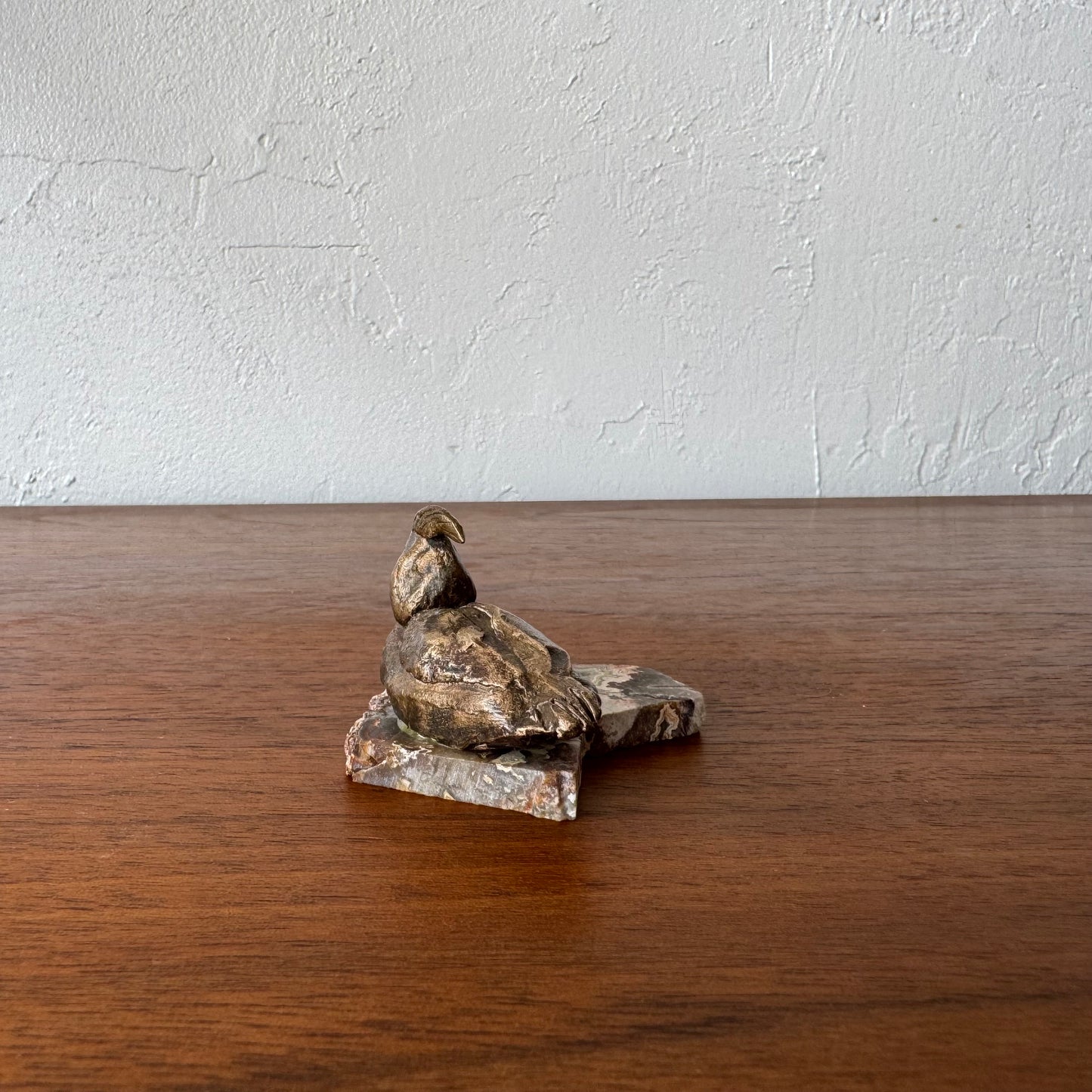 Susan Opie Figurative Duck Bronze Sculpture