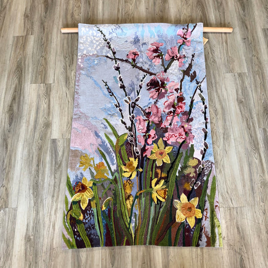 Vintage Wool Floral Tapestry, 1970’s