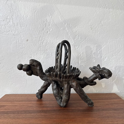 Susan Opie Abstract Bronze Sculpture, 1960’s