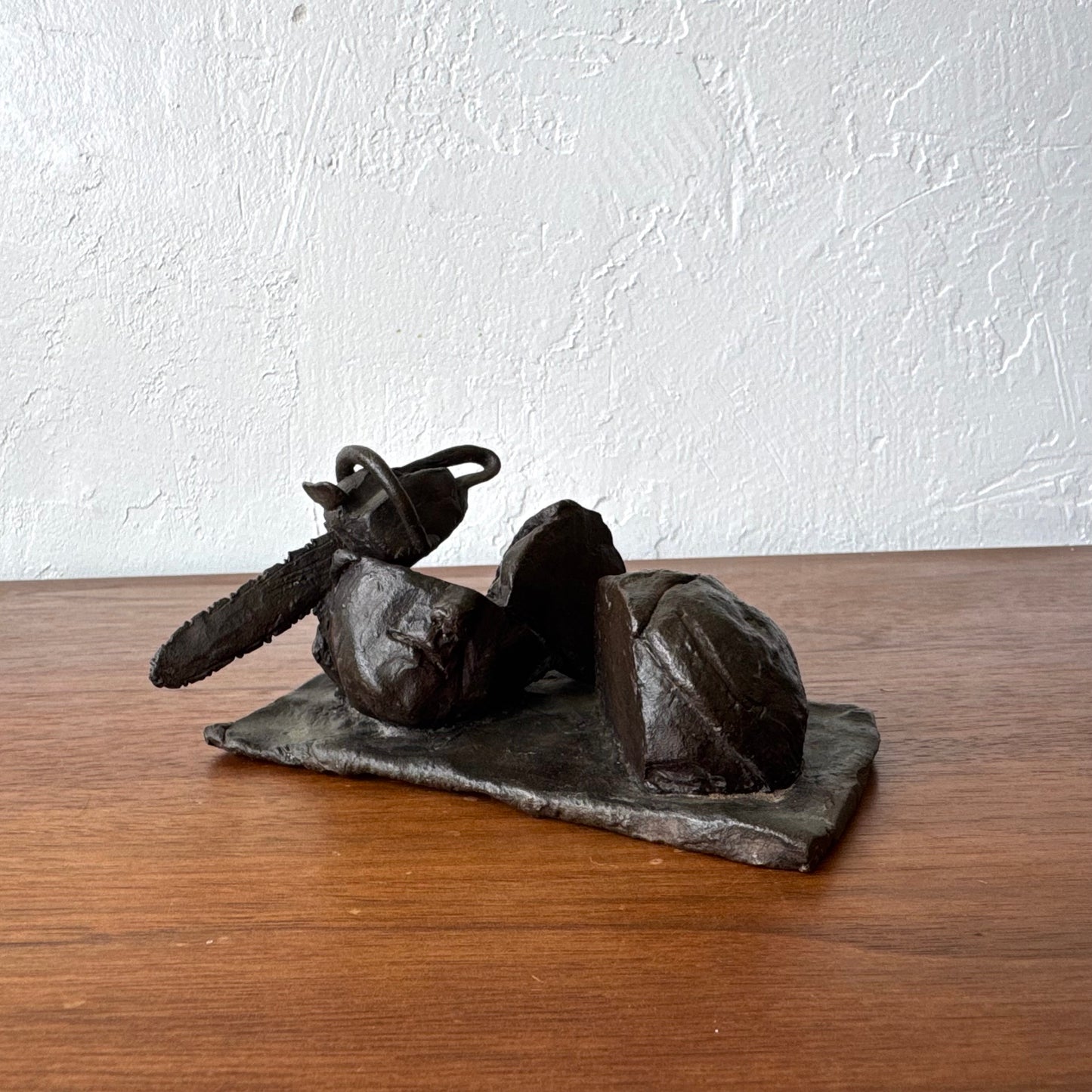 Susan Opie Self Portrait Bronze Sculpture