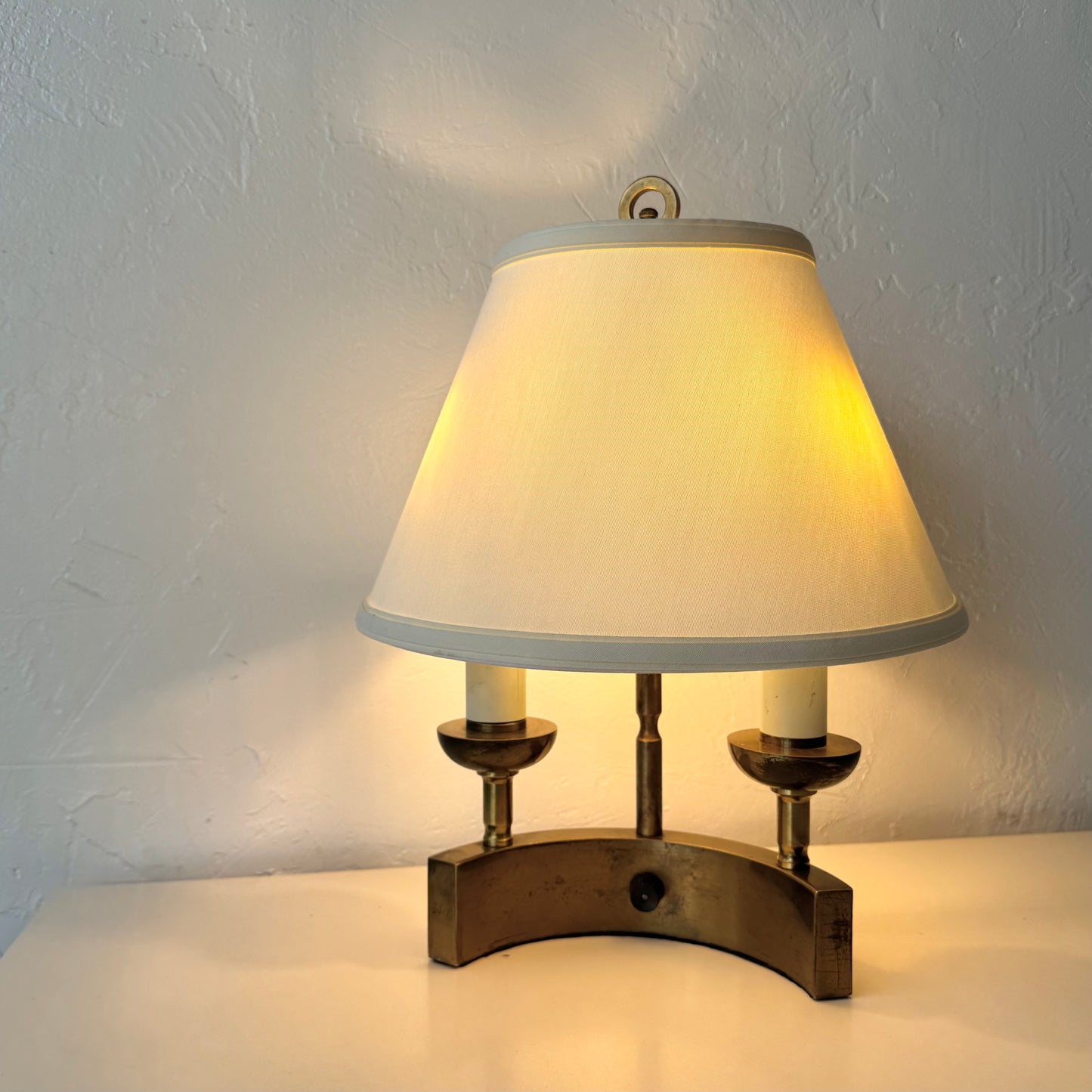 1940/50s Solid Brass Table Lamp