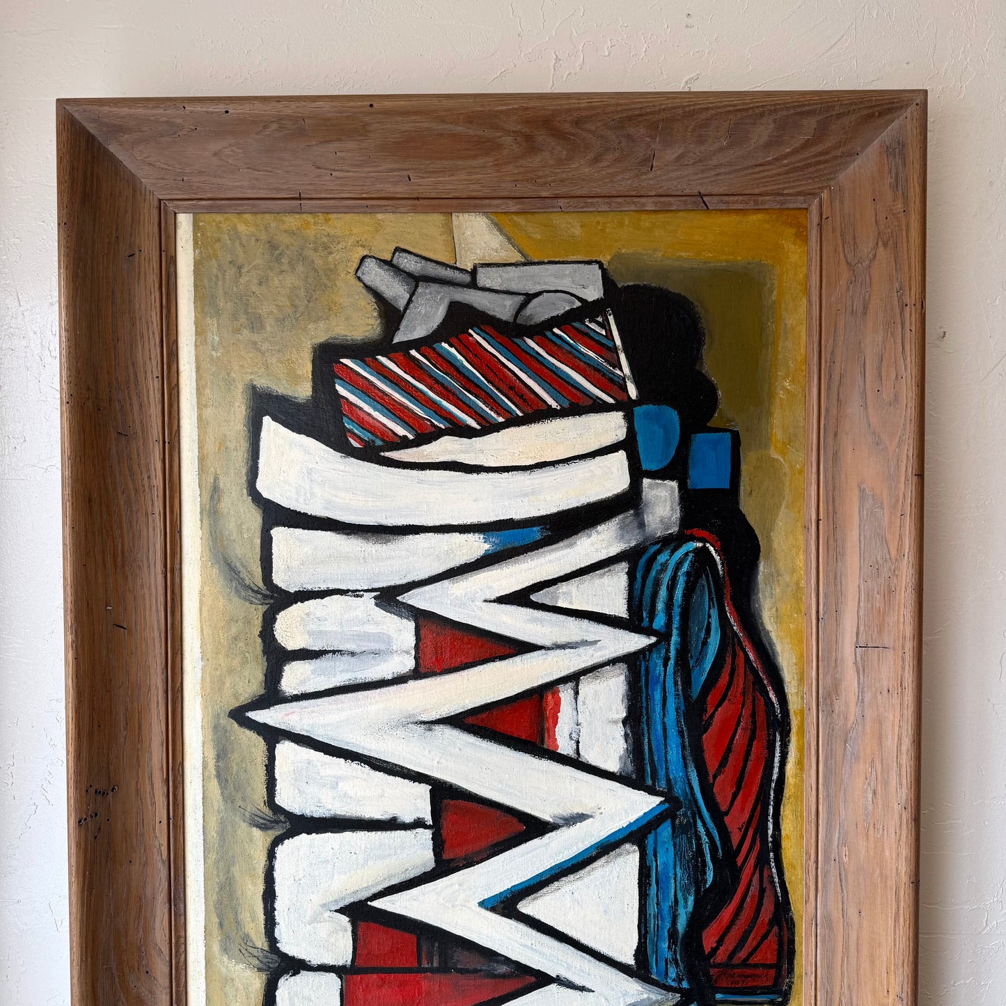 ‘Solid State’ Abstract Surrealist Oil Painting by Jack Hammack