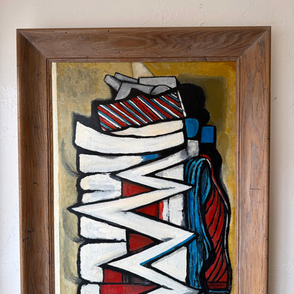 ‘Solid State’ Abstract Surrealist Oil Painting by Jack Hammack