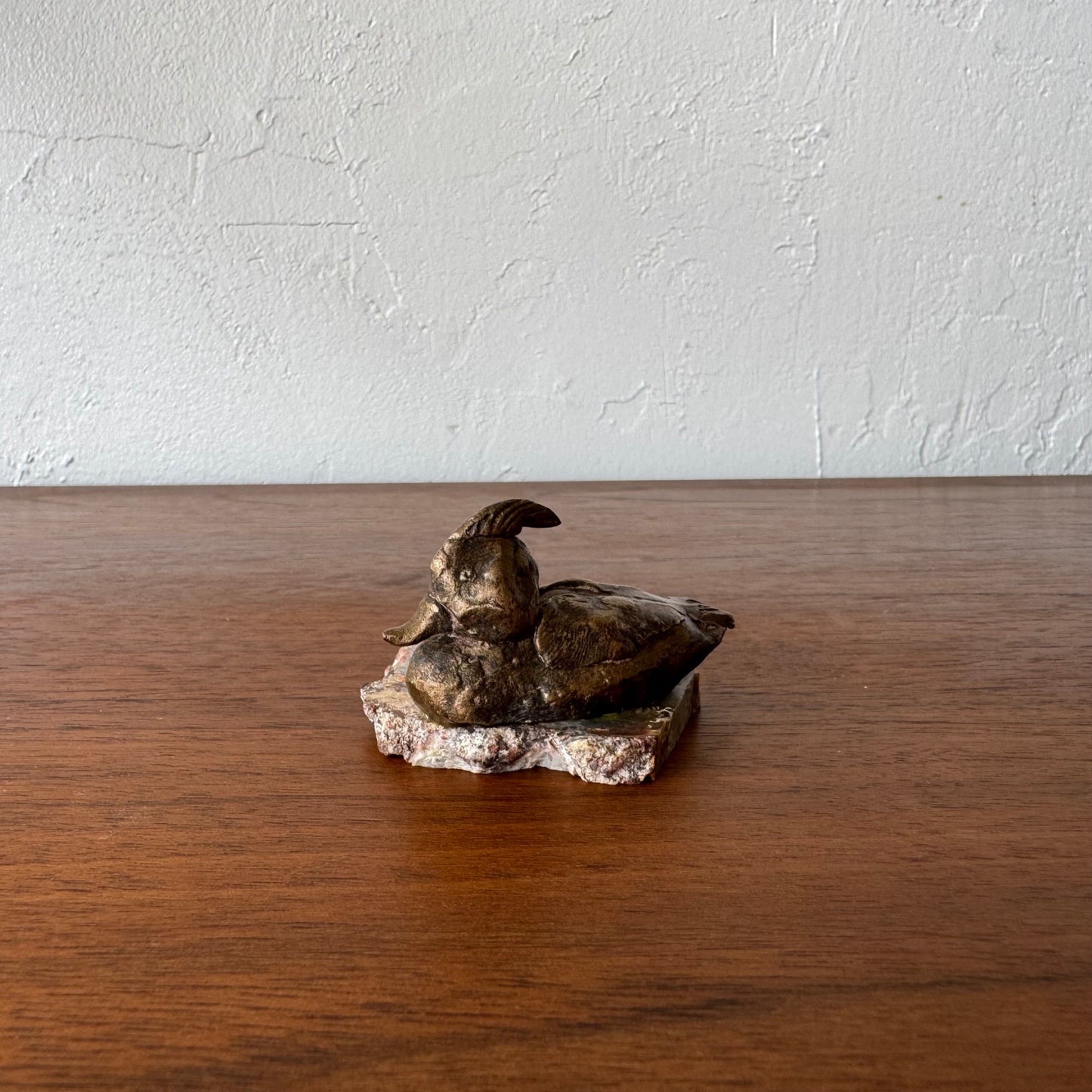 Susan Opie Figurative Duck Bronze Sculpture