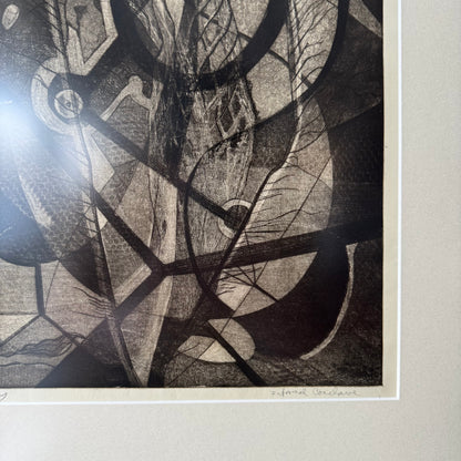 Gordon Gilkey Abstract Block Print