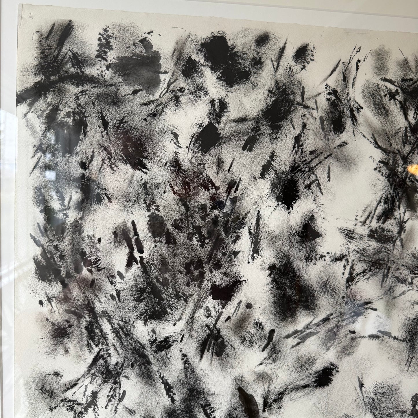David McCosh Abstract Ink Oil Painting