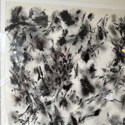 David McCosh Abstract Ink Oil Painting