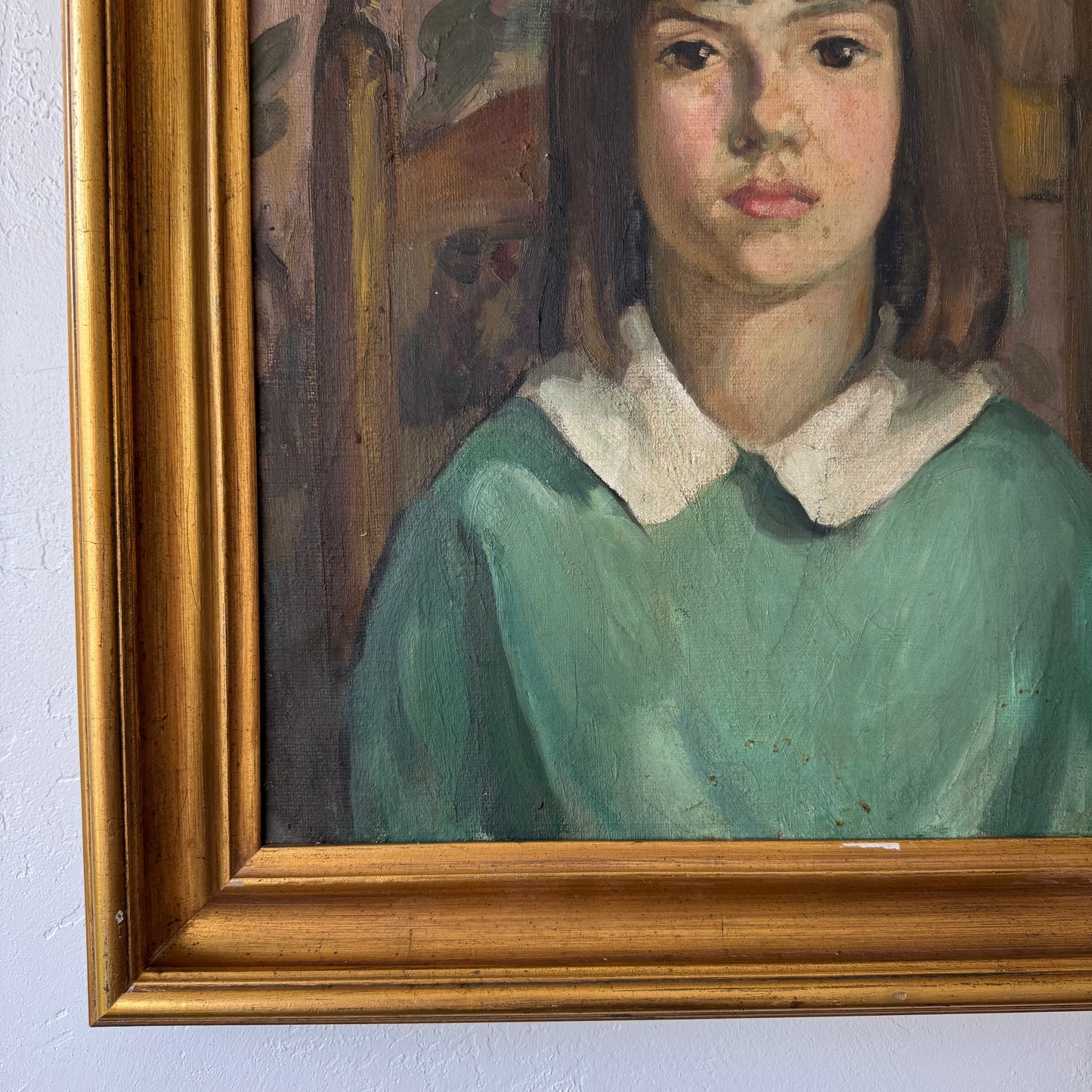 Mary Kunkel Portrait Oil Painting, 1930’s