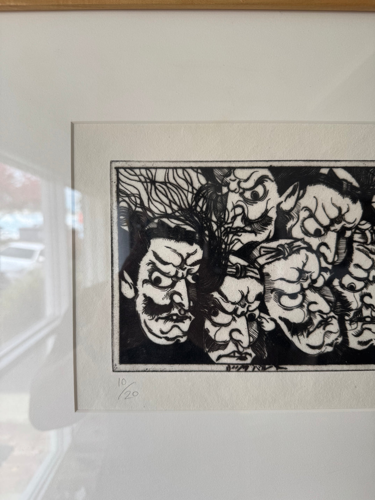 Rick Bartow Japanese Oni Etching Print