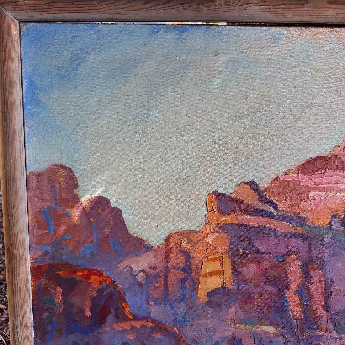 Emery D Horsky “The Pow Wow” Native American Western Oil Painting