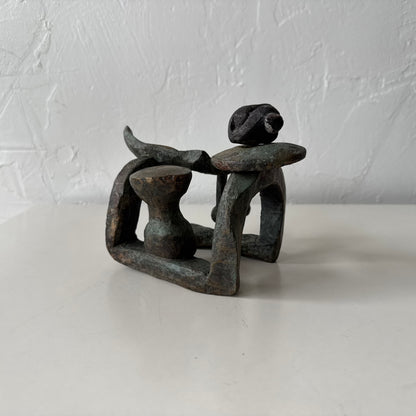 Susan Opie Abstract Bronze Sculpture, 1960’s