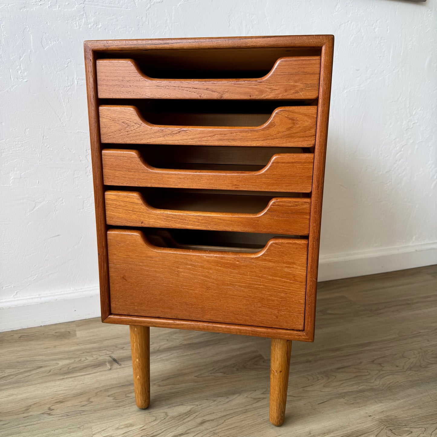 Torben Strandgaard for Falster Teak + Oak Filing Cabinet