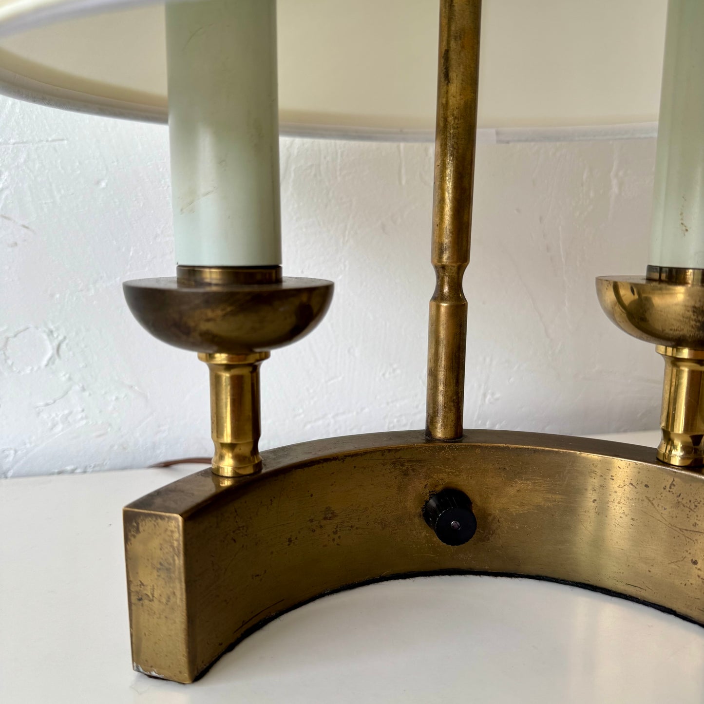 1940/50s Solid Brass Table Lamp