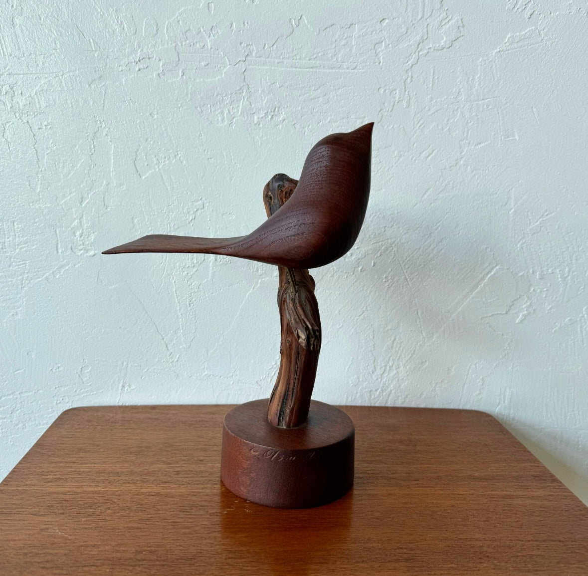 Gert Olsen Teak Bird Sculpture