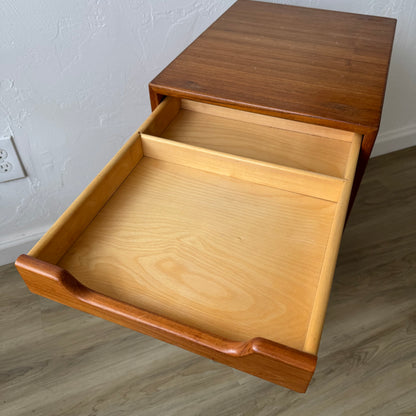 Torben Strandgaard for Falster Teak + Oak Filing Cabinet