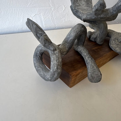 Susan Opie Abstract Lead Sculpture, 1960’s