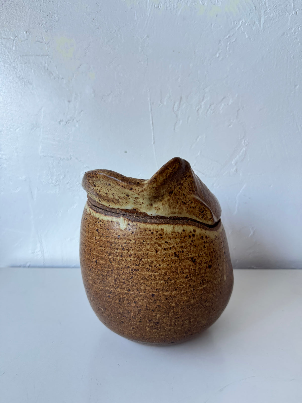 Kaaren Stoner Lidded Abstract Ceramic Canister