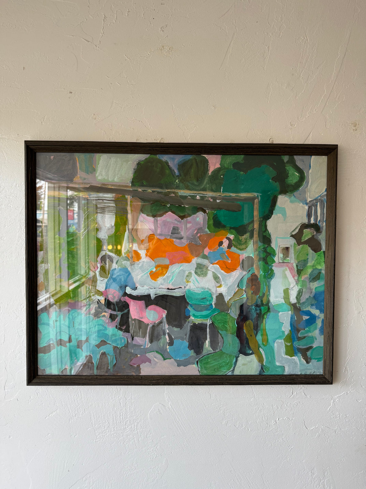 Fredrick Heidel Abstract Expressionist Oil Painting