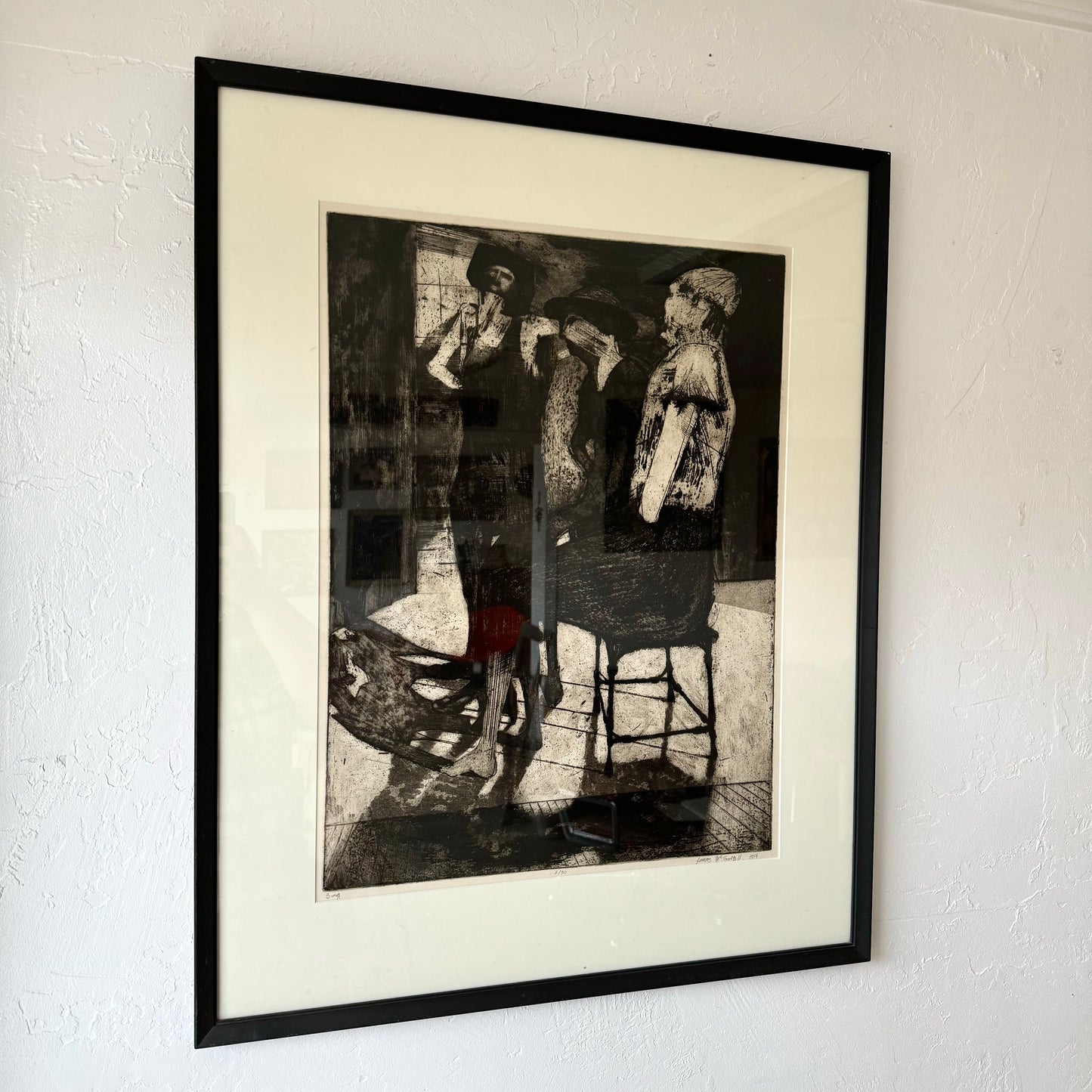 James McGarrell Figurative Etching