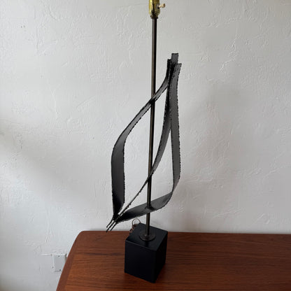Harry Balmer for Laurel Lighting Steel Cut Table Lamp