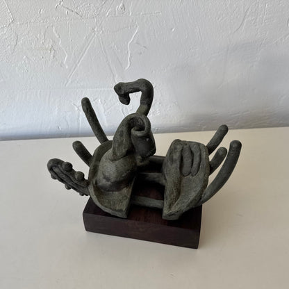 Susan Opie Abstract Bronze Sculpture, 1960’s