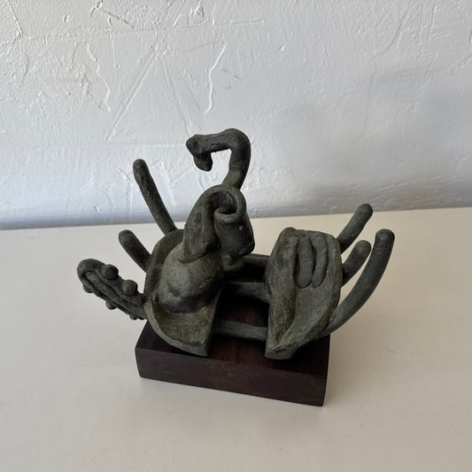 Susan Opie Abstract Bronze Sculpture, 1960’s